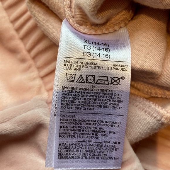 Old Navy Girl’s cosy pants, pale pink, size XL - Picture 8 of 9